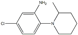 5-chloro-2-(2-methylpiperidin-1-yl)aniline 结构式