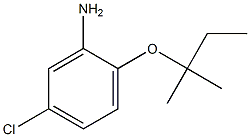 5-chloro-2-[(2-methylbutan-2-yl)oxy]aniline 结构式