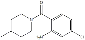 5-chloro-2-[(4-methylpiperidin-1-yl)carbonyl]aniline 结构式