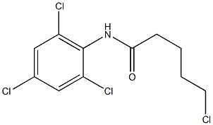 5-chloro-N-(2,4,6-trichlorophenyl)pentanamide 结构式