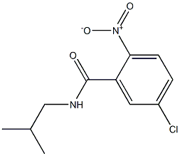 5-chloro-N-(2-methylpropyl)-2-nitrobenzamide 结构式