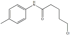 5-chloro-N-(4-methylphenyl)pentanamide 结构式