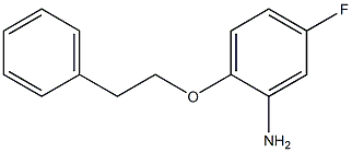 5-fluoro-2-(2-phenylethoxy)aniline 结构式