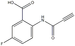 5-fluoro-2-(propioloylamino)benzoic acid 结构式
