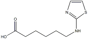 6-(1,3-thiazol-2-ylamino)hexanoic acid 结构式