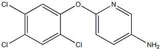 6-(2,4,5-trichlorophenoxy)pyridin-3-amine 结构式