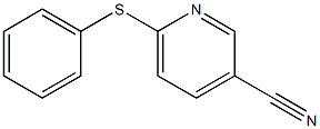 6-(phenylsulfanyl)pyridine-3-carbonitrile 结构式
