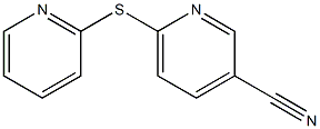 6-(pyridin-2-ylsulfanyl)pyridine-3-carbonitrile 结构式