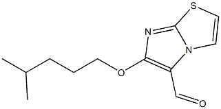 6-[(4-methylpentyl)oxy]imidazo[2,1-b][1,3]thiazole-5-carbaldehyde 结构式