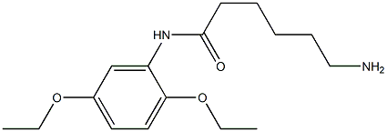 6-amino-N-(2,5-diethoxyphenyl)hexanamide 结构式