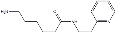 6-amino-N-(2-pyridin-2-ylethyl)hexanamide 结构式