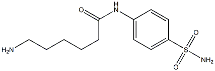 6-amino-N-[4-(aminosulfonyl)phenyl]hexanamide 结构式