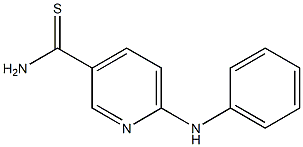 6-anilinopyridine-3-carbothioamide 结构式