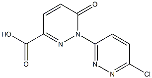 6'-chloro-6-oxo-6H-1,3'-bipyridazine-3-carboxylic acid 结构式