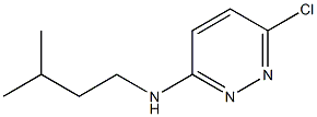 6-chloro-N-(3-methylbutyl)pyridazin-3-amine 结构式