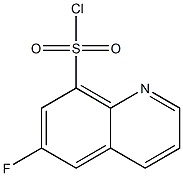 6-fluoroquinoline-8-sulfonyl chloride 结构式