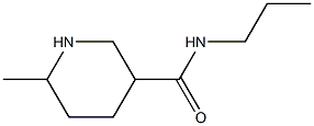 6-methyl-N-propylpiperidine-3-carboxamide 结构式