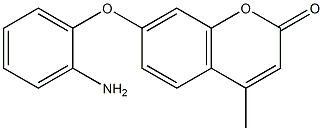 7-(2-aminophenoxy)-4-methyl-2H-chromen-2-one 结构式