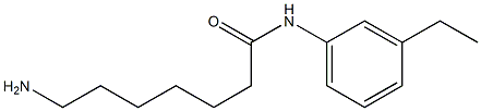 7-amino-N-(3-ethylphenyl)heptanamide 结构式