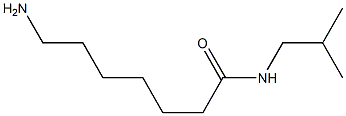 7-amino-N-isobutylheptanamide 结构式