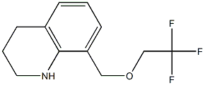 8-[(2,2,2-trifluoroethoxy)methyl]-1,2,3,4-tetrahydroquinoline 结构式
