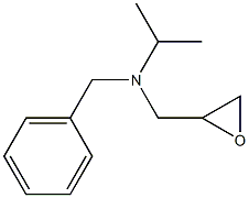 benzyl(oxiran-2-ylmethyl)propan-2-ylamine 结构式