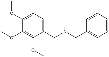 benzyl[(2,3,4-trimethoxyphenyl)methyl]amine 结构式