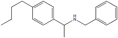 benzyl[1-(4-butylphenyl)ethyl]amine 结构式