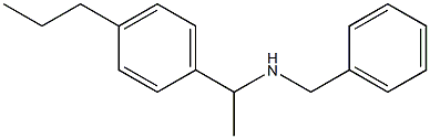benzyl[1-(4-propylphenyl)ethyl]amine 结构式