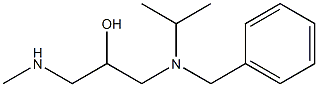 benzyl[2-hydroxy-3-(methylamino)propyl]propan-2-ylamine 结构式