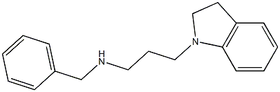 benzyl[3-(2,3-dihydro-1H-indol-1-yl)propyl]amine 结构式