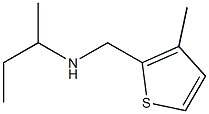 butan-2-yl[(3-methylthiophen-2-yl)methyl]amine 结构式