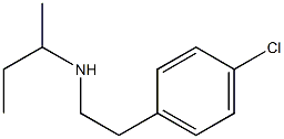 butan-2-yl[2-(4-chlorophenyl)ethyl]amine 结构式