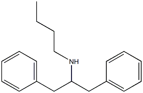 butyl(1,3-diphenylpropan-2-yl)amine 结构式