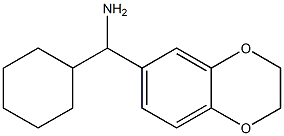 cyclohexyl(2,3-dihydro-1,4-benzodioxin-6-yl)methanamine 结构式