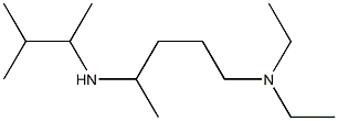 diethyl({4-[(3-methylbutan-2-yl)amino]pentyl})amine 结构式