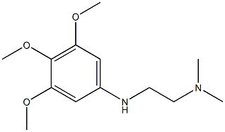 dimethyl({2-[(3,4,5-trimethoxyphenyl)amino]ethyl})amine 结构式