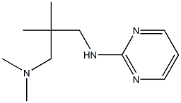 dimethyl({2-methyl-2-[(pyrimidin-2-ylamino)methyl]propyl})amine 结构式