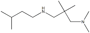 dimethyl(2-methyl-2-{[(3-methylbutyl)amino]methyl}propyl)amine 结构式