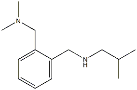 dimethyl[(2-{[(2-methylpropyl)amino]methyl}phenyl)methyl]amine 结构式