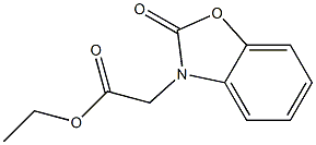 ethyl 2-(2-oxo-2,3-dihydro-1,3-benzoxazol-3-yl)acetate 结构式