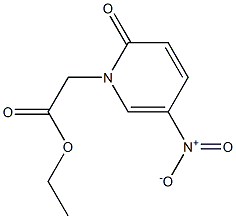 ethyl 2-(5-nitro-2-oxo-1,2-dihydropyridin-1-yl)acetate 结构式