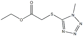 ethyl 2-[(1-methyl-1H-1,2,3,4-tetrazol-5-yl)sulfanyl]acetate 结构式