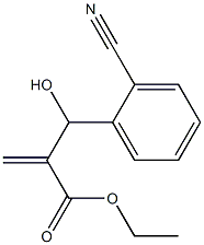 ethyl 2-[(2-cyanophenyl)(hydroxy)methyl]prop-2-enoate 结构式