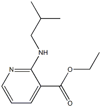 ethyl 2-[(2-methylpropyl)amino]pyridine-3-carboxylate 结构式