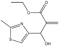 ethyl 2-[hydroxy(2-methyl-1,3-thiazol-4-yl)methyl]prop-2-enoate 结构式