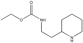 ethyl 2-piperidin-2-ylethylcarbamate 结构式