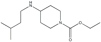 ethyl 4-[(3-methylbutyl)amino]piperidine-1-carboxylate 结构式