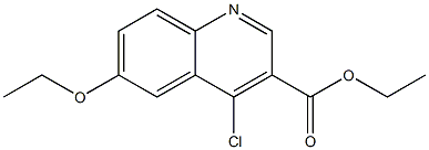 ethyl 4-chloro-6-ethoxyquinoline-3-carboxylate 结构式