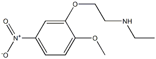 ethyl[2-(2-methoxy-5-nitrophenoxy)ethyl]amine 结构式